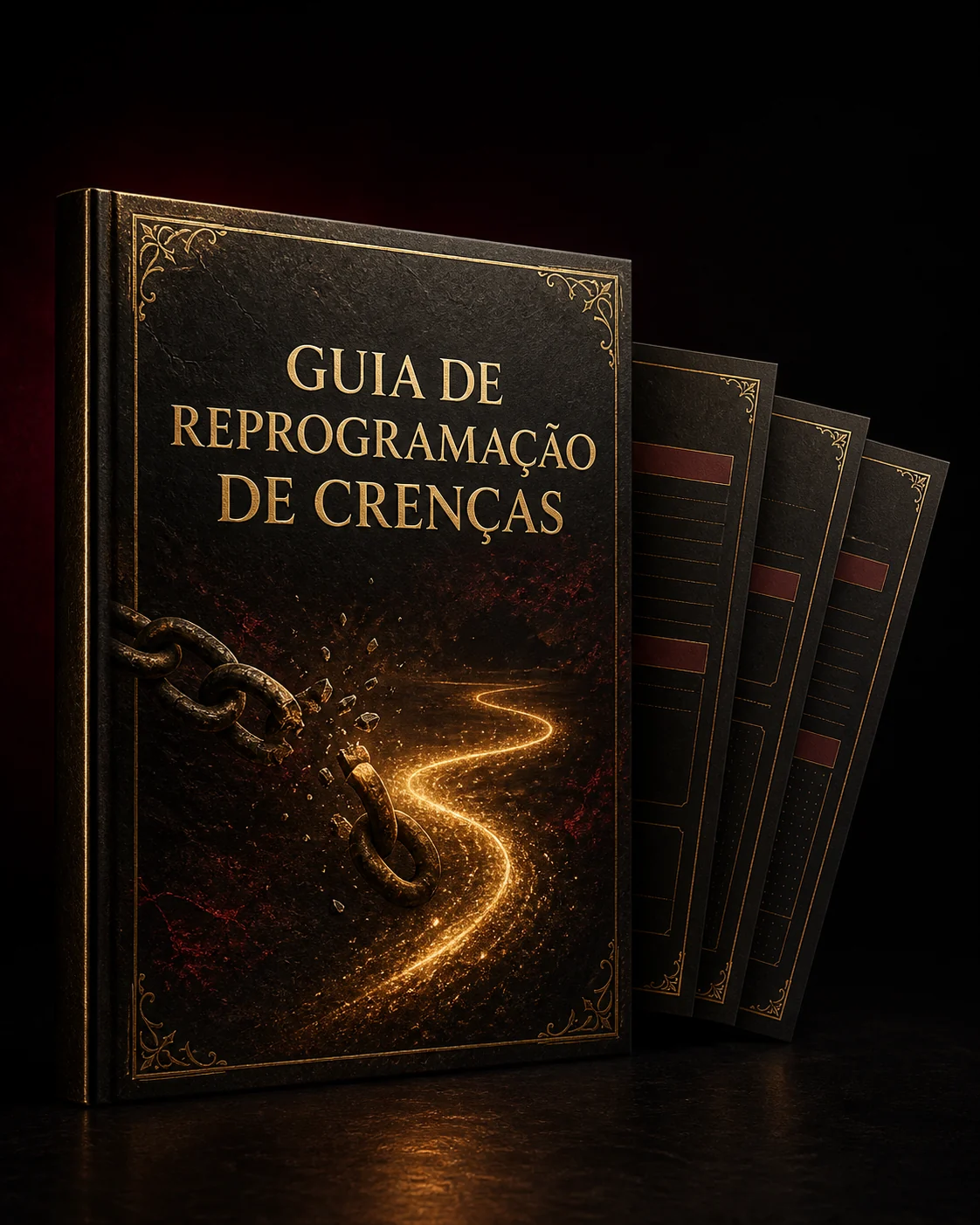 Mockup do Guia de Reprogramação de Crenças